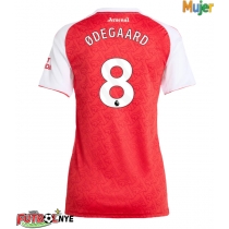 Camiseta Arsenal Martin Odegaard #8 Primera Equipación para mujer 2025-26 manga corta